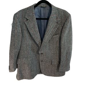 38 Harris Tweed Handwoven Scottish 100% Wool Blazer Sports Jacket Mens